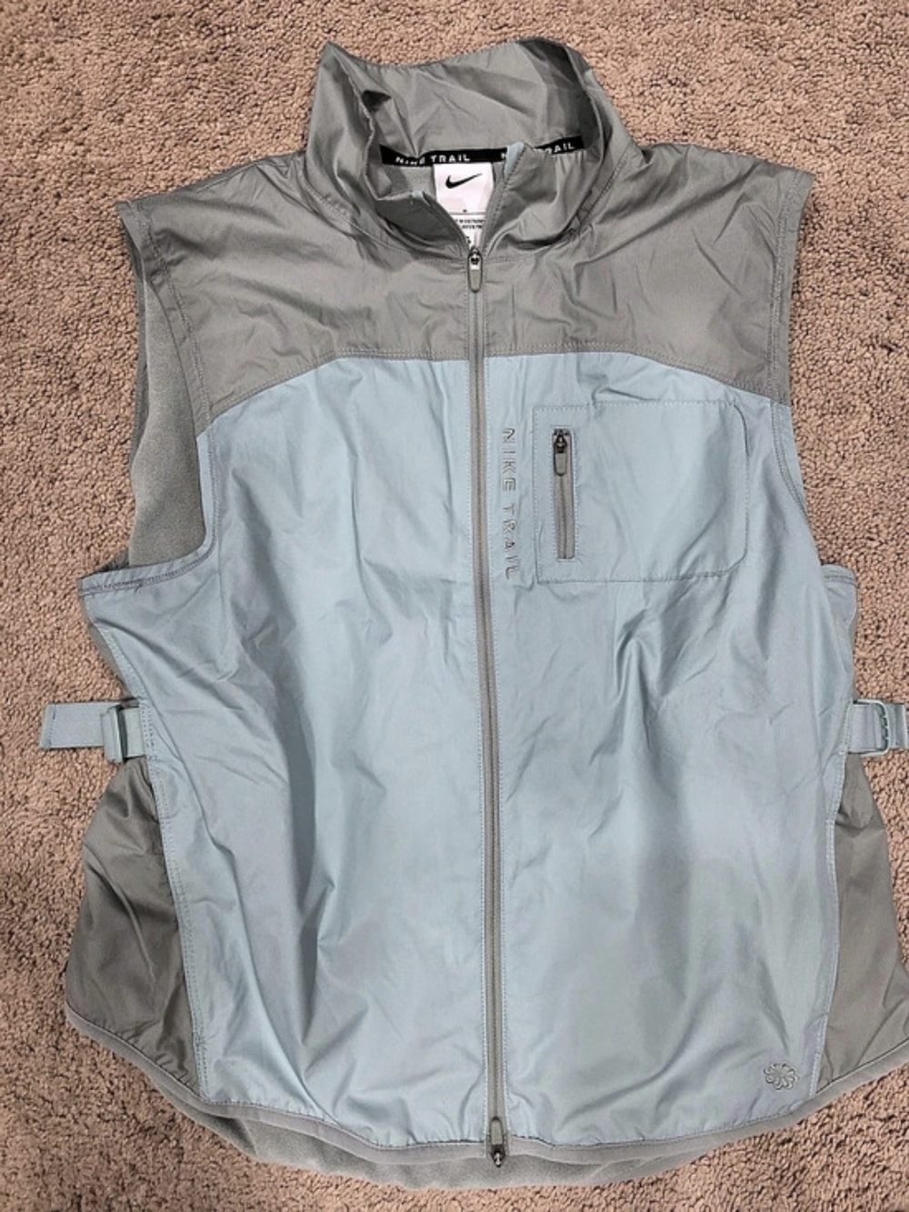 Nike Trail Running Vest (5L) Gray & Blue Medium